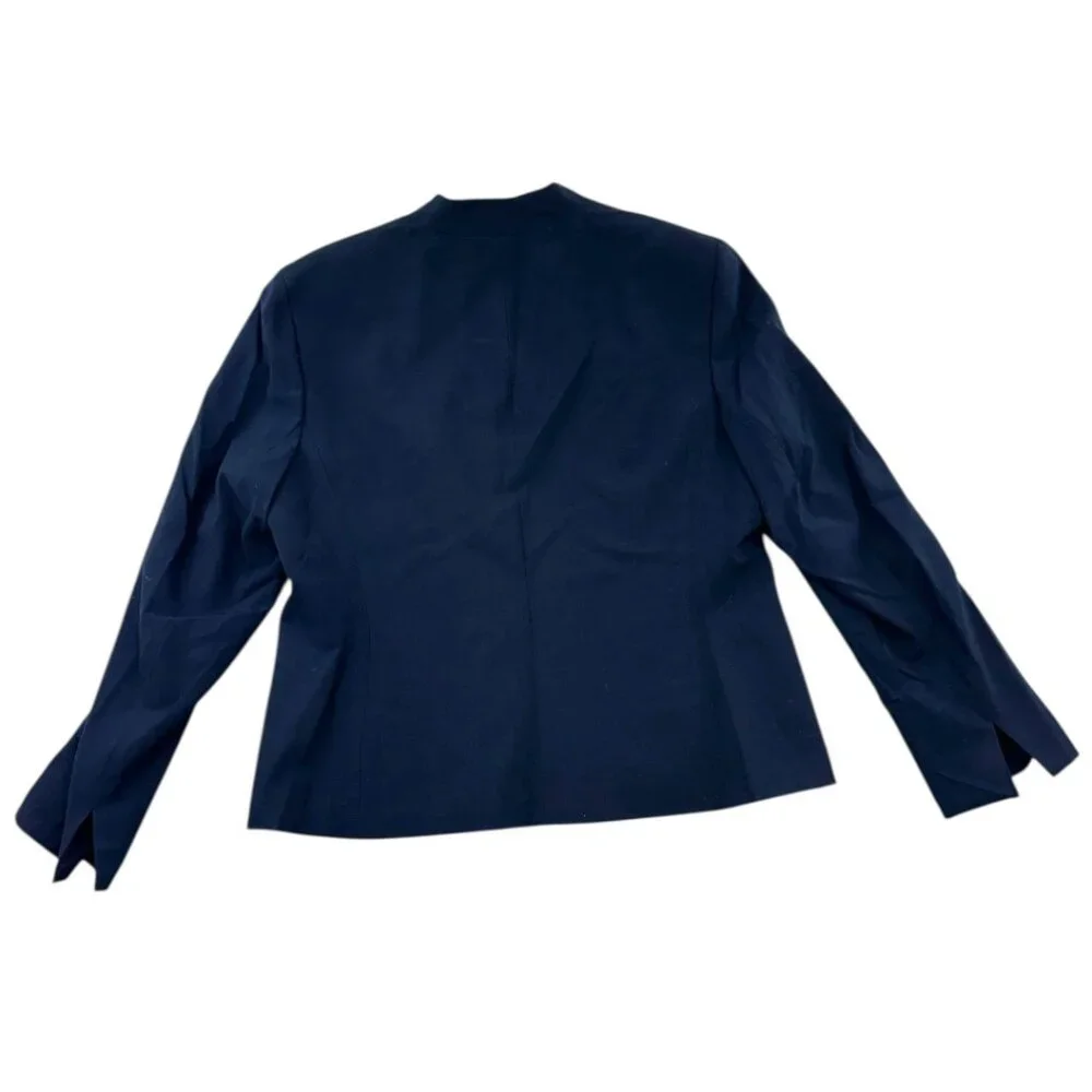 Nine‎ West Open Front Navy Blazer